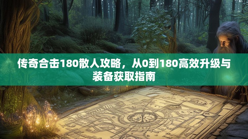 传奇合击180散人攻略，从0到180高效升级与装备获取指南