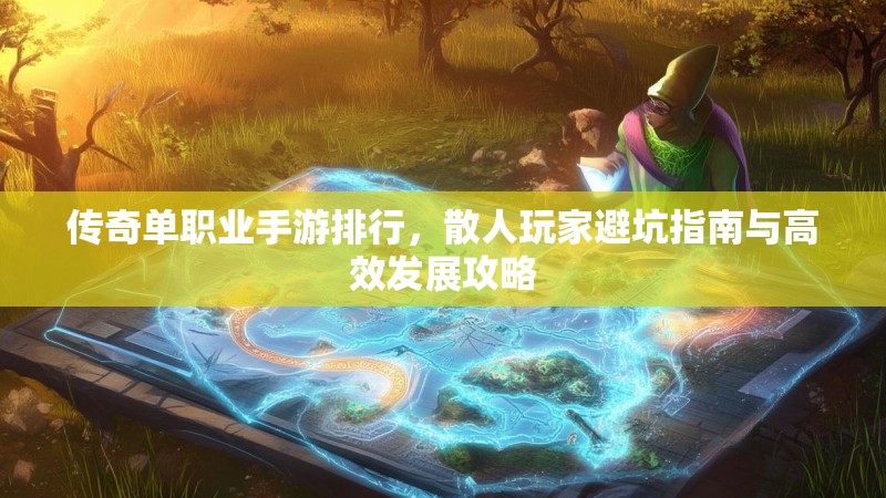 传奇单职业手游排行，散人玩家避坑指南与高效发展攻略