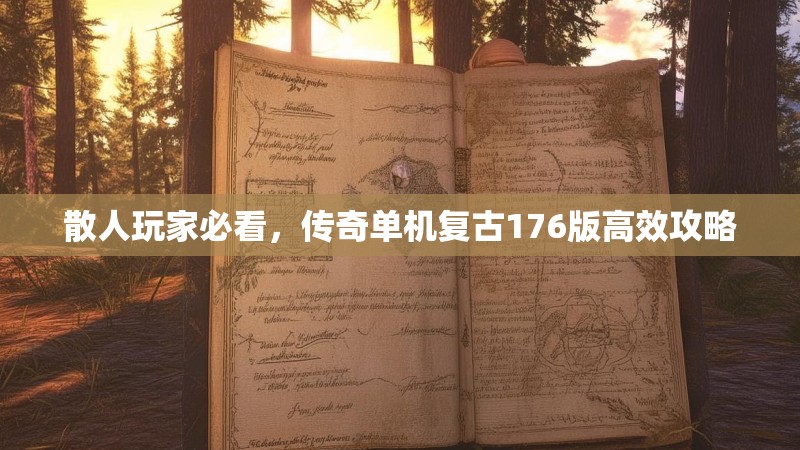 散人玩家必看,传奇单机复古176版高效攻略