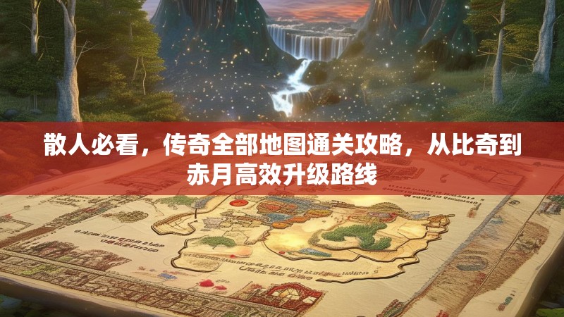 散人必看,传奇全部地图通关攻略,从比奇到赤月高效升级路线