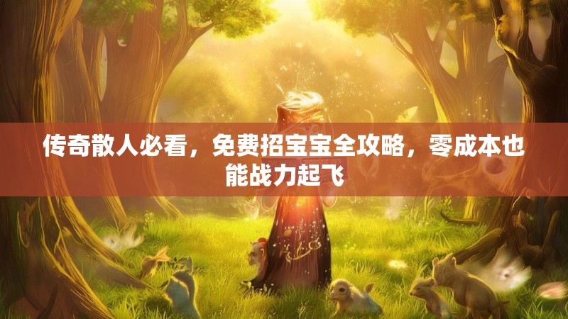 传奇散人必看，免费招宝宝全攻略，零成本也能战力起飞