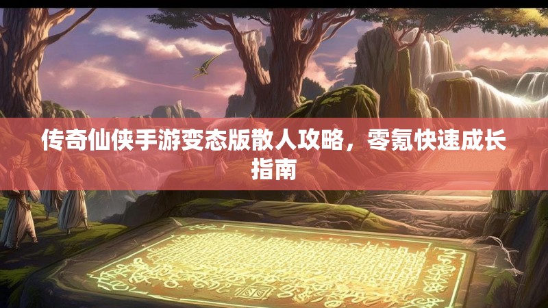 传奇仙侠手游变态版散人攻略，零氪快速成长指南