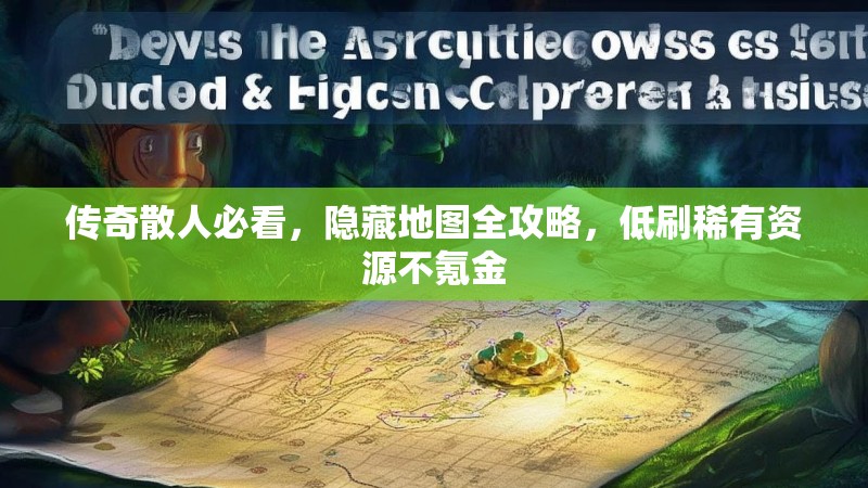 传奇散人必看，隐藏地图全攻略，低刷稀有资源不氪金