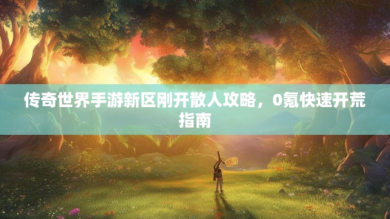 传奇世界手游新区刚开散人攻略，0氪快速开荒指南