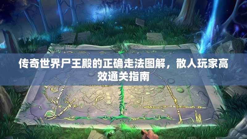 传奇世界尸王殿的正确走法图解，散人玩家高效通关指南