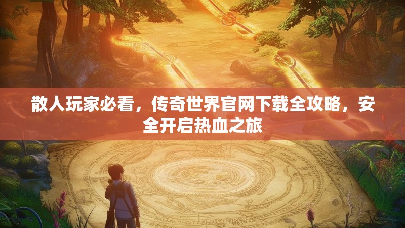 散人玩家必看,传奇世界官网下载全攻略,安全开启热血之旅