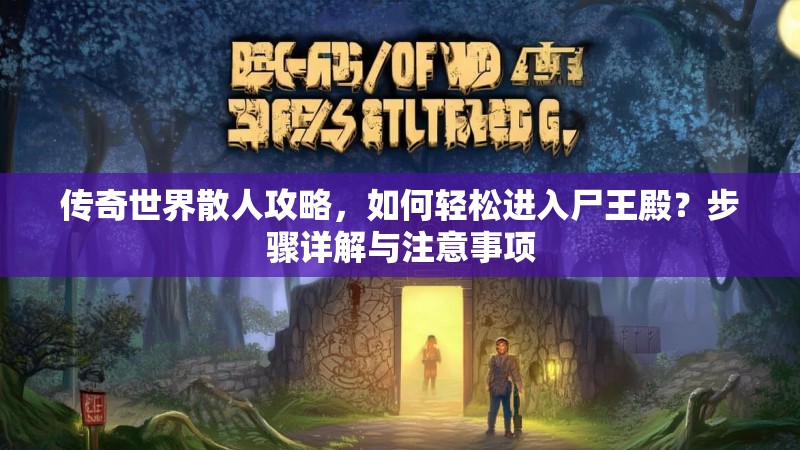 传奇世界散人攻略，如何轻松进入尸王殿？步骤详解与注意事项