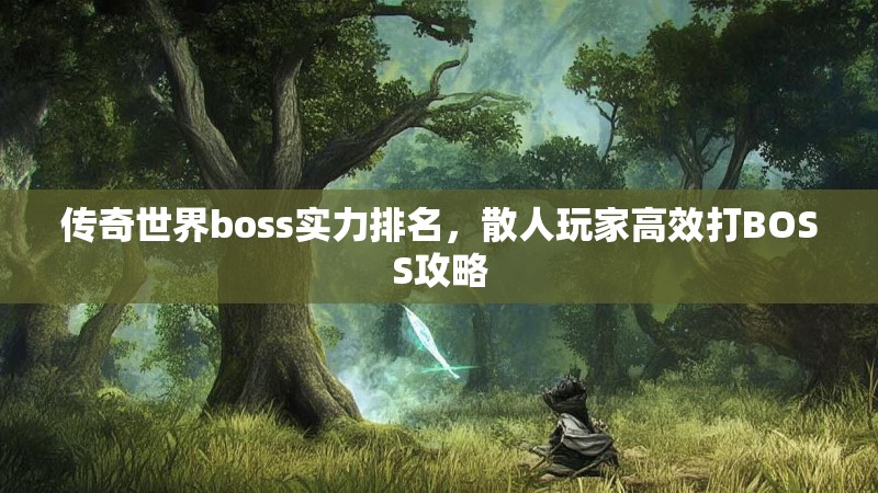 传奇世界boss实力排名，散人玩家高效打BOSS攻略