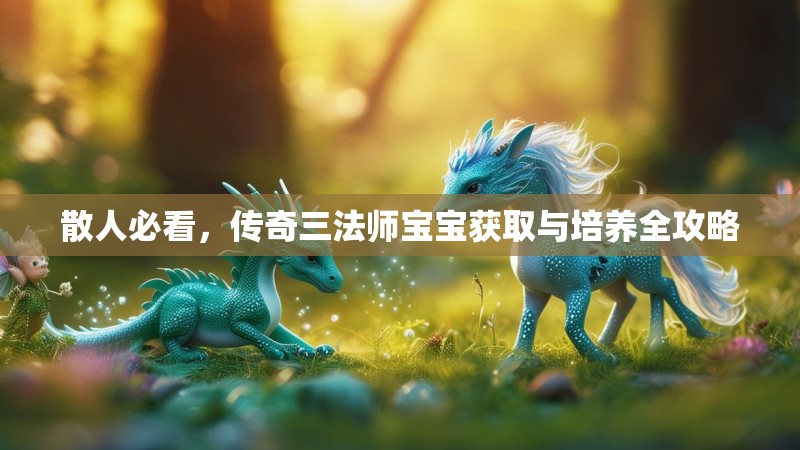 散人必看，传奇三法师宝宝获取与培养全攻略