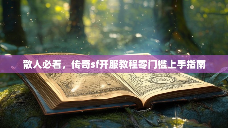 散人必看，传奇sf开服教程零门槛上手指南