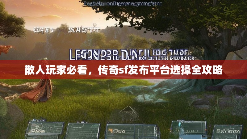 散人玩家必看，传奇sf发布平台选择全攻略