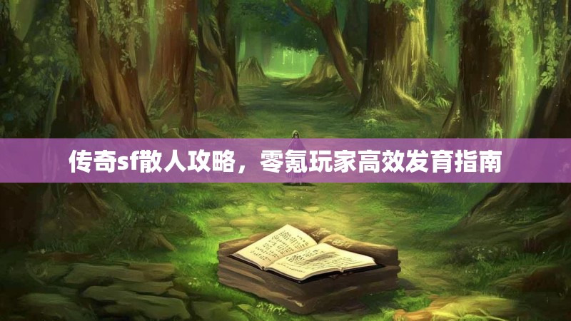 传奇sf散人攻略，零氪玩家高效发育指南