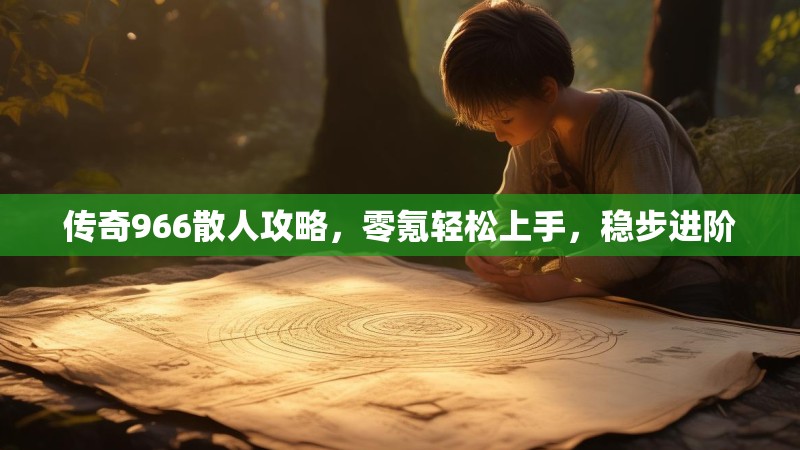 传奇966散人攻略，零氪轻松上手，稳步进阶