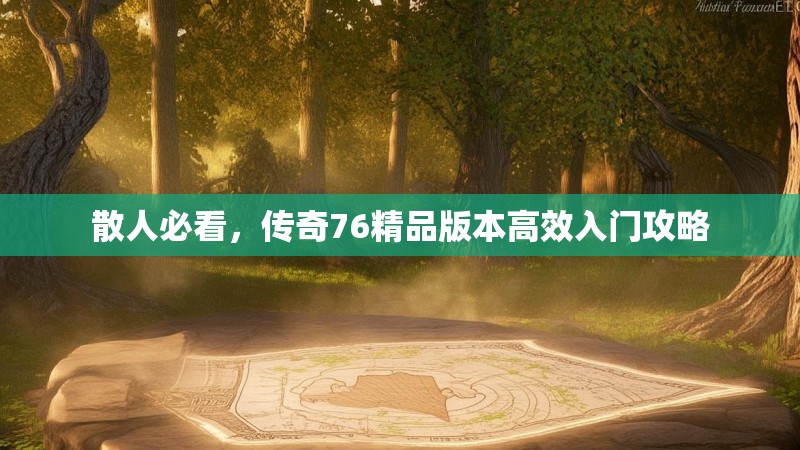 散人必看，传奇76精品版本高效入门攻略