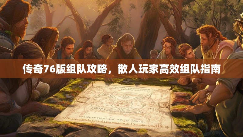 传奇76版组队攻略，散人玩家高效组队指南
