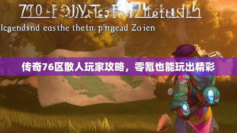传奇76区散人玩家攻略，零氪也能玩出精彩