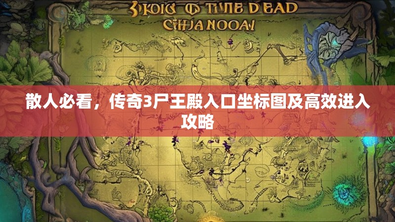 散人必看，传奇3尸王殿入口坐标图及高效进入攻略
