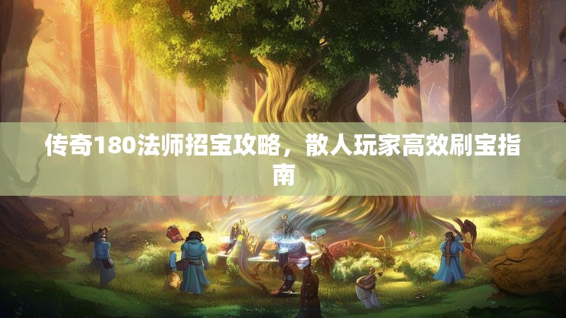 传奇180法师招宝攻略，散人玩家高效刷宝指南