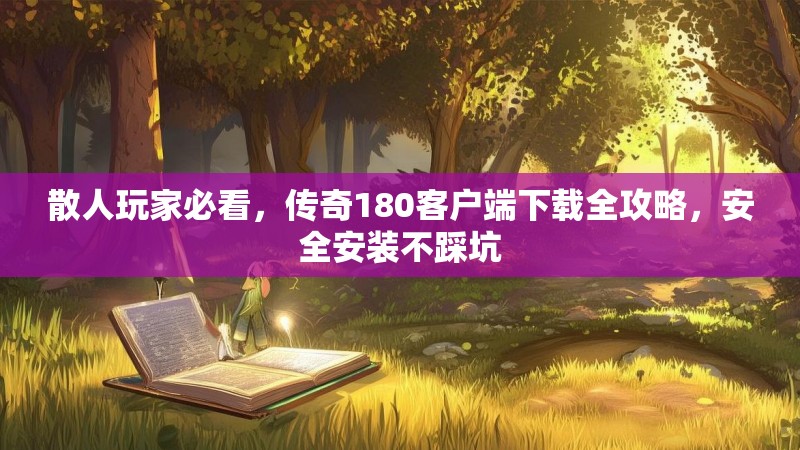 散人玩家必看,传奇180客户端下载全攻略,安全安装不踩坑