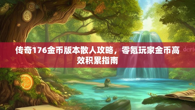 传奇176金币版本散人攻略,零氪玩家金币高效积累指南