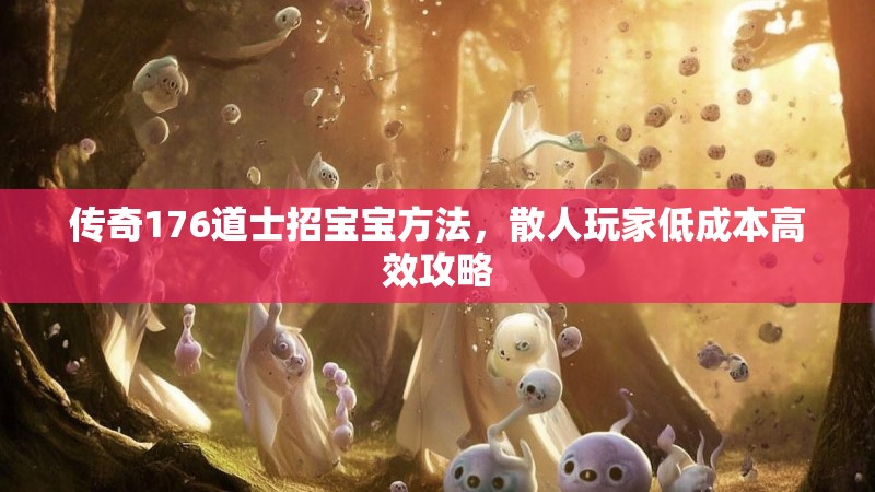 传奇176道士招宝宝方法，散人玩家低成本高效攻略