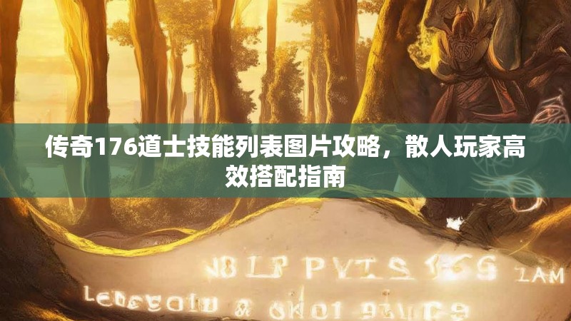 传奇176道士技能列表图片攻略，散人玩家高效搭配指南