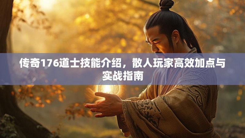 传奇176道士技能介绍，散人玩家高效加点与实战指南