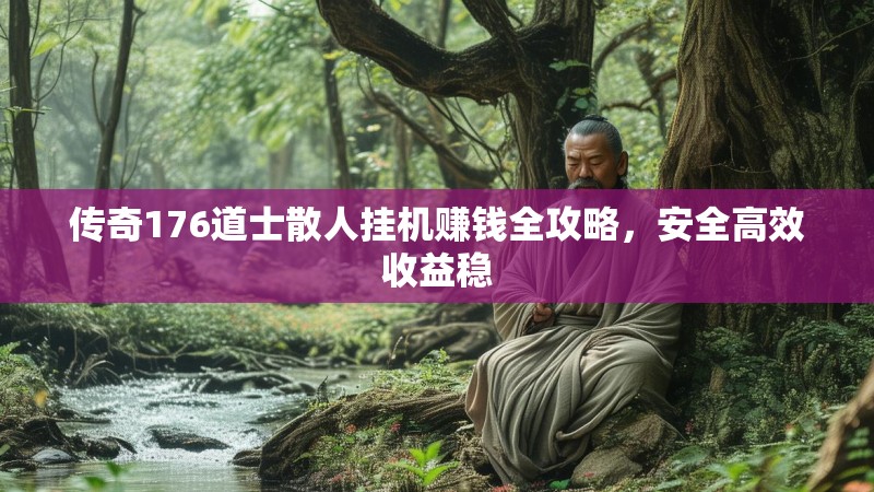 传奇176道士散人挂机赚钱全攻略，安全高效收益稳