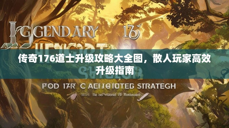 传奇176道士升级攻略大全图，散人玩家高效升级指南