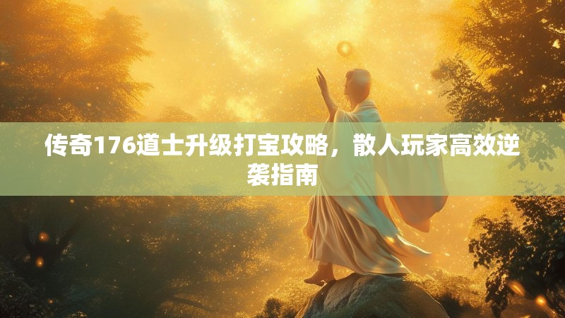 传奇176道士升级打宝攻略，散人玩家高效逆袭指南