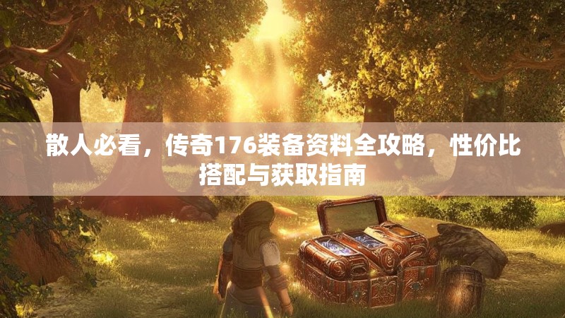 散人必看,传奇176装备资料全攻略,性价比搭配与获取指南
