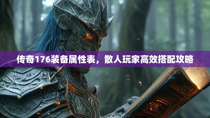 传奇176装备属性表，散人玩家高效搭配攻略