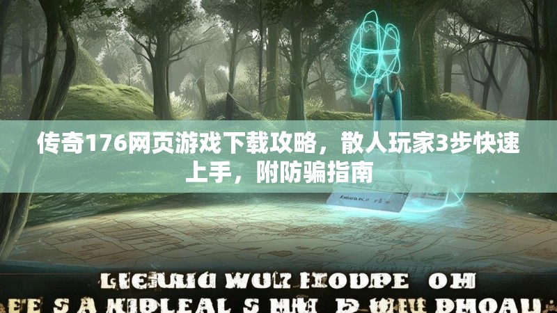 传奇176网页游戏下载攻略，散人玩家3步快速上手，附防骗指南