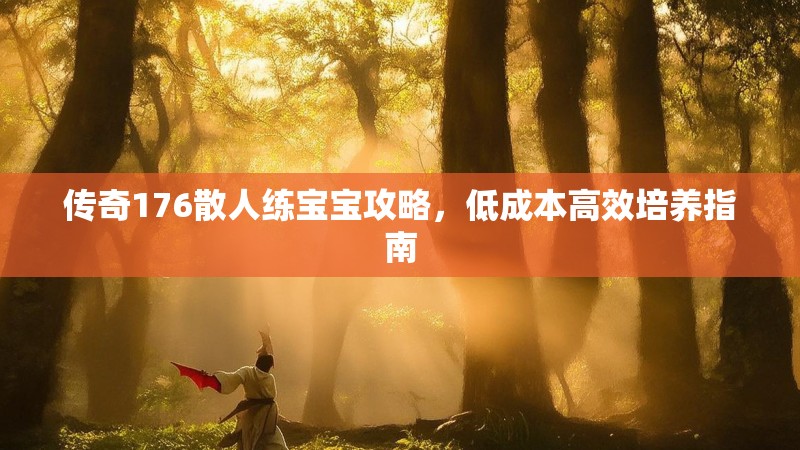 传奇176散人练宝宝攻略，低成本高效培养指南