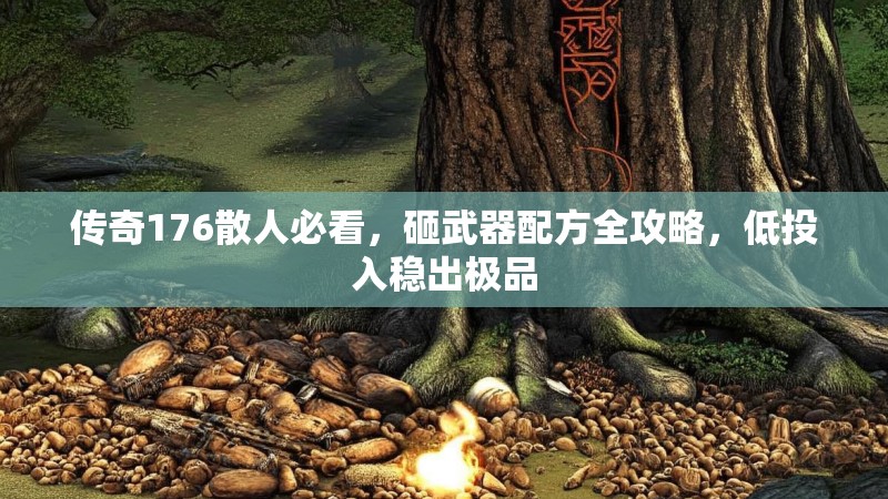 传奇176散人必看，砸武器配方全攻略，低投入稳出极品