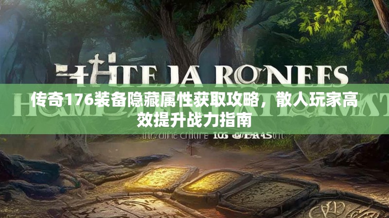 传奇176装备隐藏属性获取攻略,散人玩家高效提升战力指南