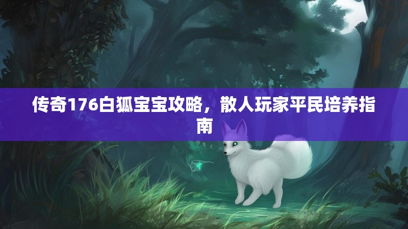传奇176白狐宝宝攻略，散人玩家平民培养指南