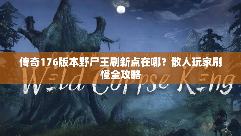 传奇176版本野尸王刷新点在哪？散人玩家刷怪全攻略