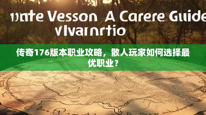 传奇176版本职业攻略,散人玩家如何选择最优职业?