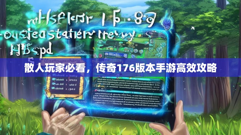 散人玩家必看，传奇176版本手游高效攻略
