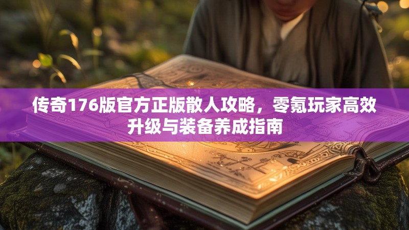 传奇176版官方正版散人攻略,零氪玩家高效升级与装备养成指南