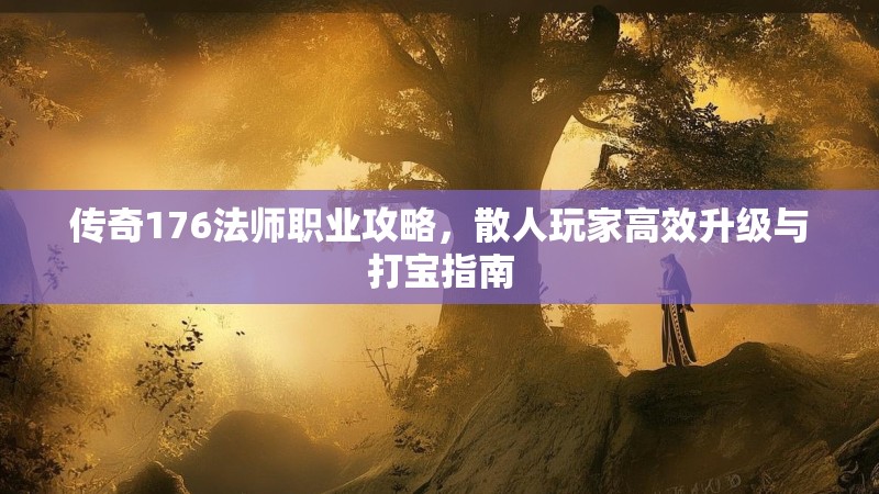 传奇176法师职业攻略，散人玩家高效升级与打宝指南