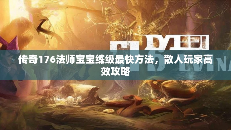 传奇176法师宝宝练级最快方法,散人玩家高效攻略