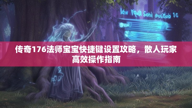 传奇176法师宝宝快捷键设置攻略，散人玩家高效操作指南