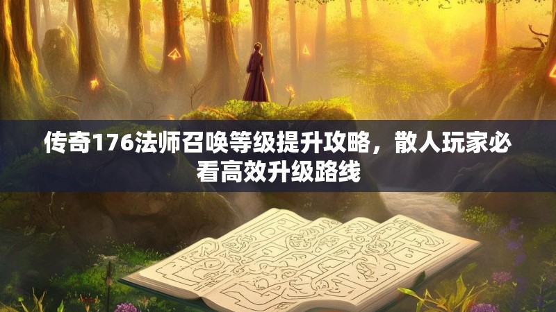 传奇176法师召唤等级提升攻略,散人玩家必看高效升级路线