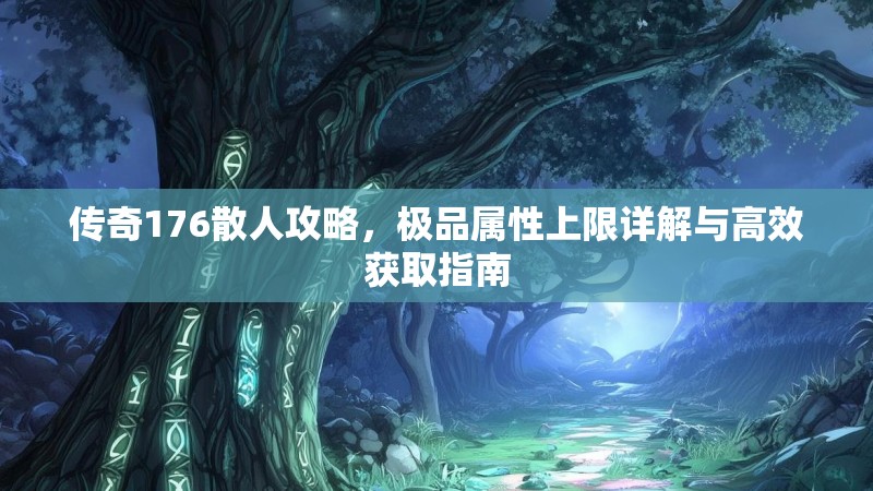 传奇176散人攻略，极品属性上限详解与高效获取指南