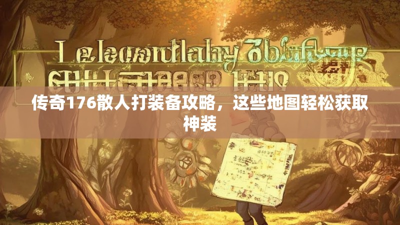 传奇176散人打装备攻略，这些地图轻松获取神装