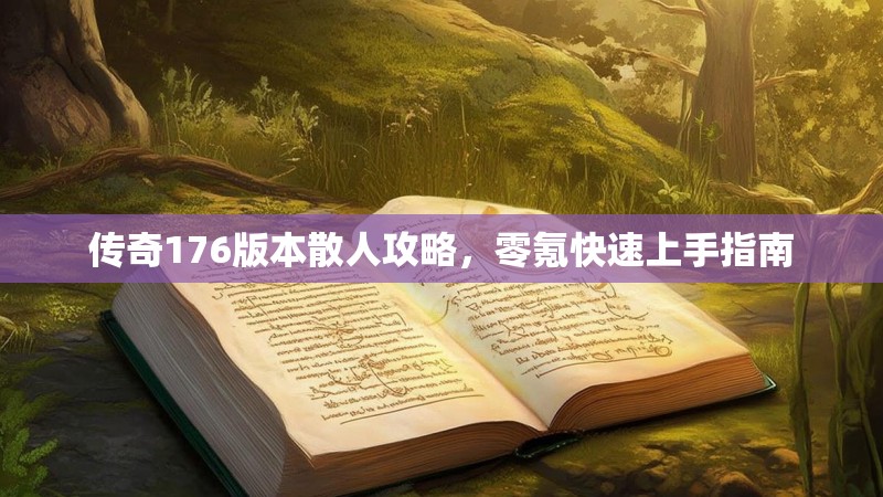 传奇176版本散人攻略，零氪快速上手指南