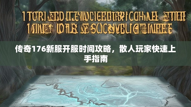 传奇176新服开服时间攻略，散人玩家快速上手指南
