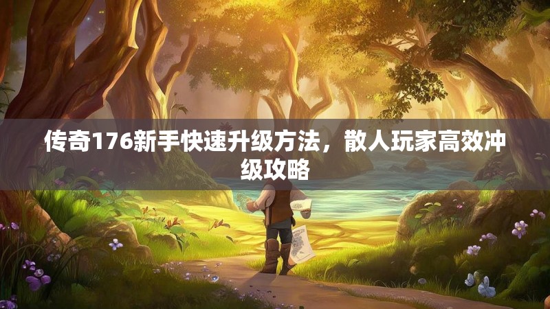 传奇176新手快速升级方法，散人玩家高效冲级攻略